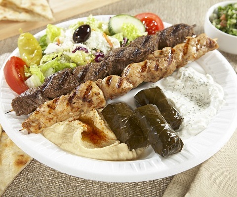 kabob platter chicken steak mediterranean restaurant north carolina